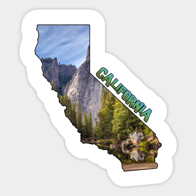 California (Yosemite National Park) Sticker by gorff